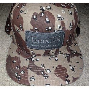 Brixton  Grade Camo Snapback Hat Cap NWT New  $29.99  eb-77224171